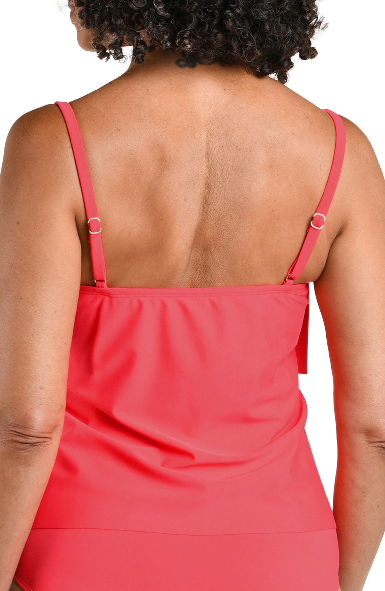 Maxine of Hollywood Solid Double Tiered Tankini Top (Women) | Nordstrom