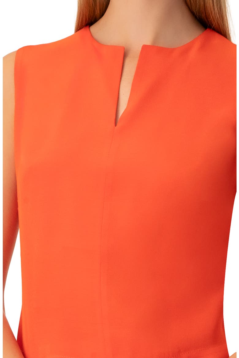Sleeveless Short Top, Alternate, color, Orange