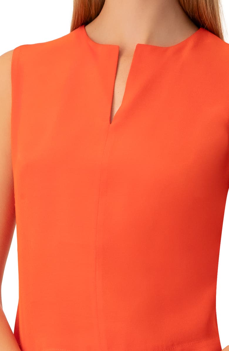 IVONNE Sleeveless Short Top, Alternate, color, Orange