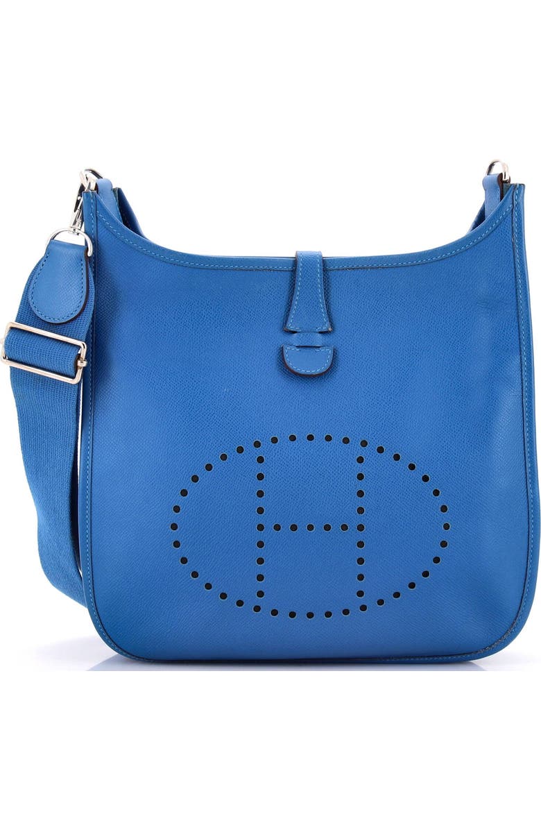 Pre-Owned Hermes Evelyne Bag Gen III Epsom PM, Main, color, Mykonos