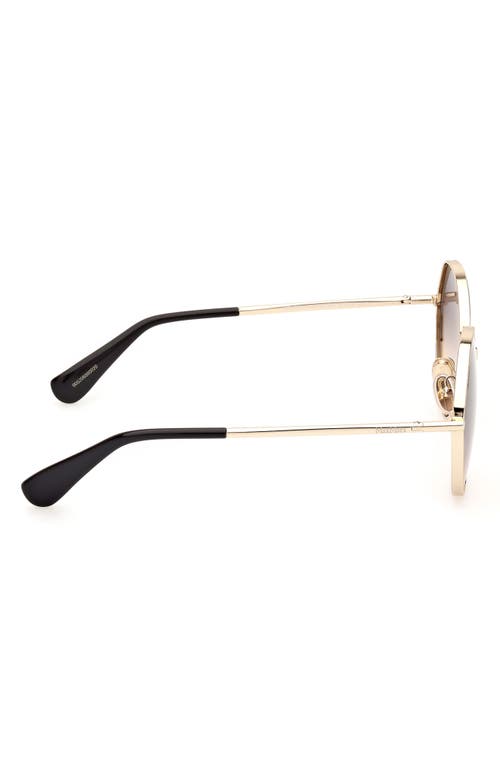 Max Mara Menton 57mm Round Sunglasses In Multi