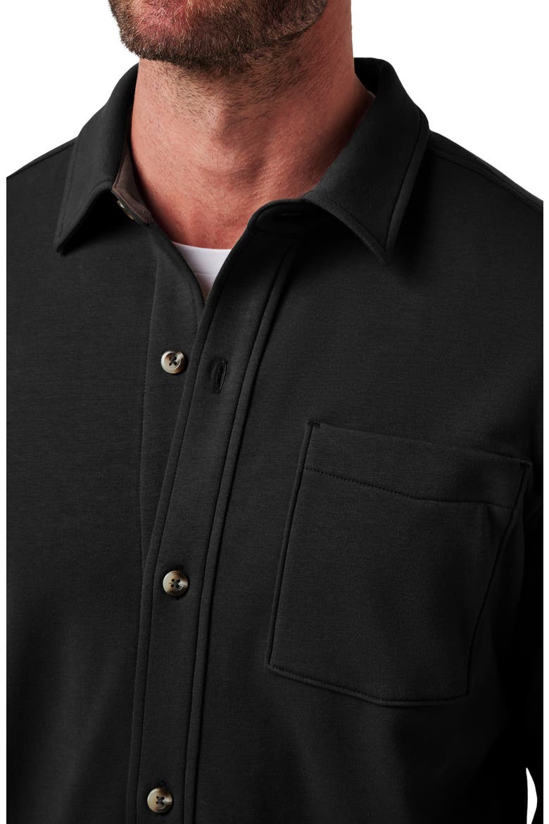 Cloud Shirt Jacket, Alternate, color, BLACK