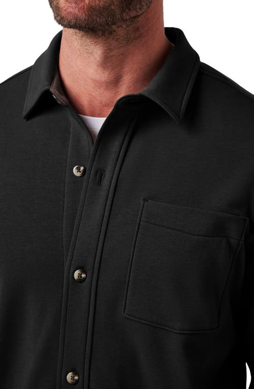 Travismathew Cloud Shirt Jacket In Black