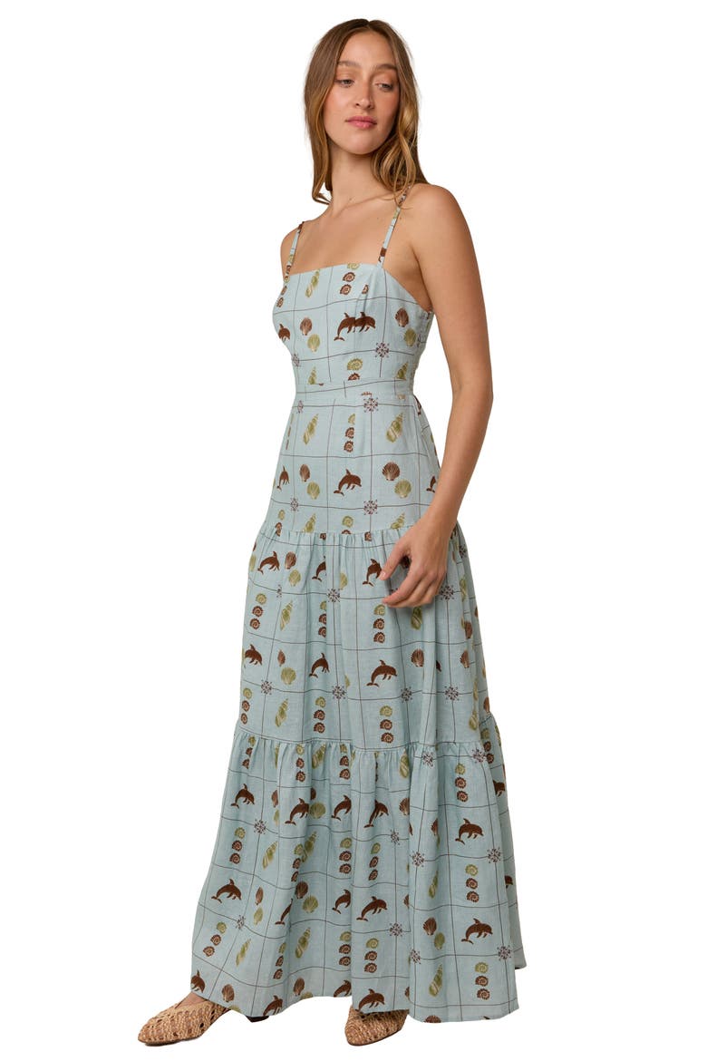 Celine Maxi Dress, Alternate, color, Seashell Tile