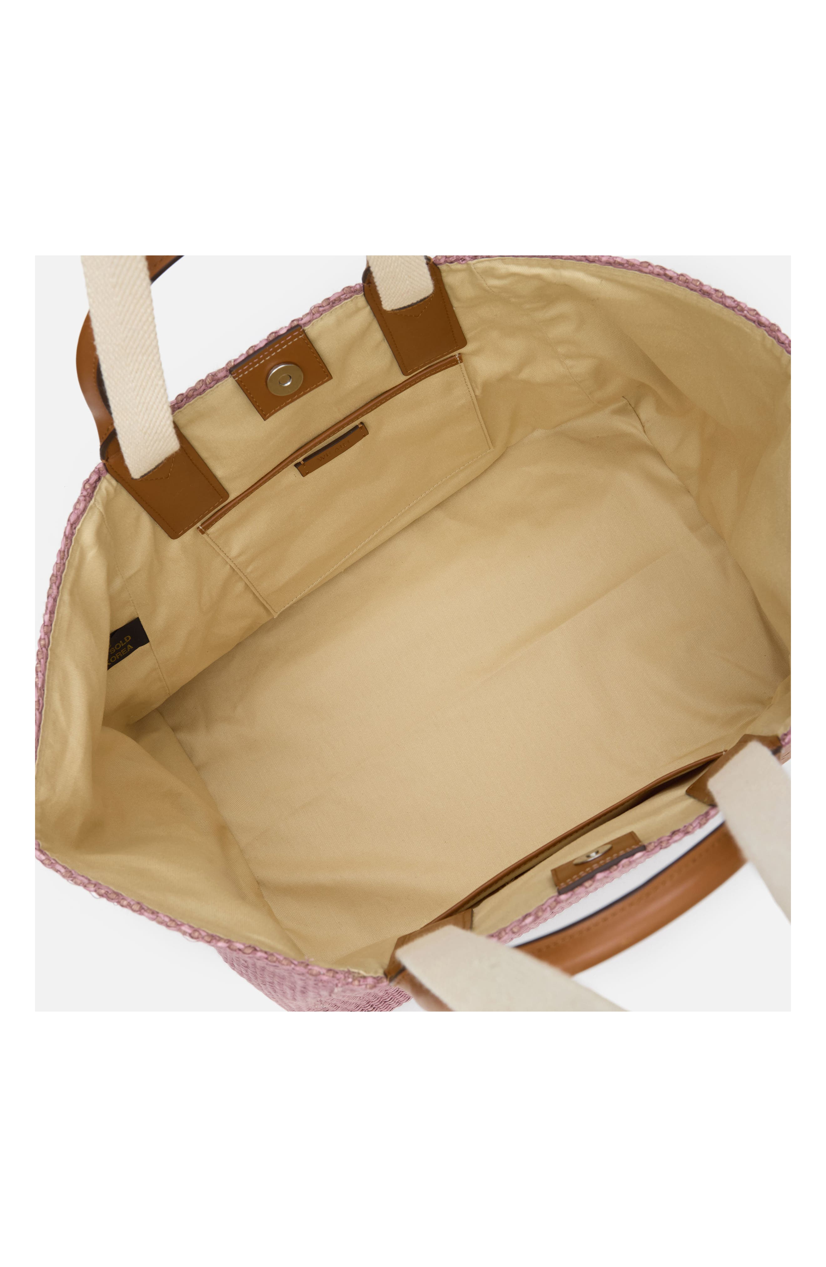 The Riviera Tote, Alternate, color, RASPBERRY