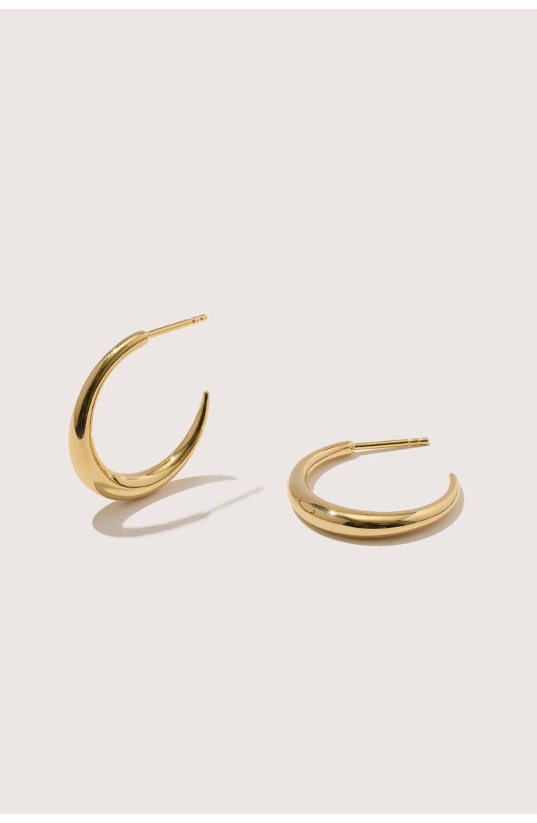 Otiumberg 14kt Gold Vermeil Graduated Hoops, Main, color, Yellow Toned Gold