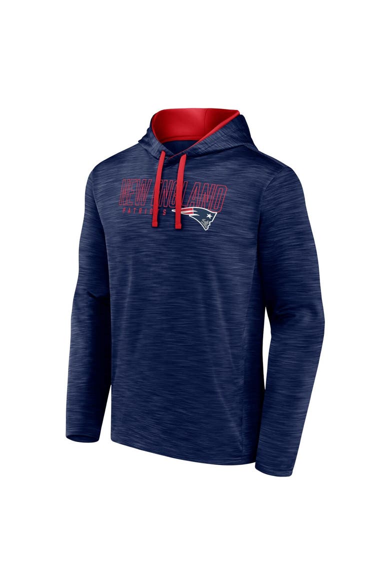 Men's Fanatics Branded Heather Navy New England Patriots Hook and Ladder Pullover Hoodie, Alternate, color, Heather Navy