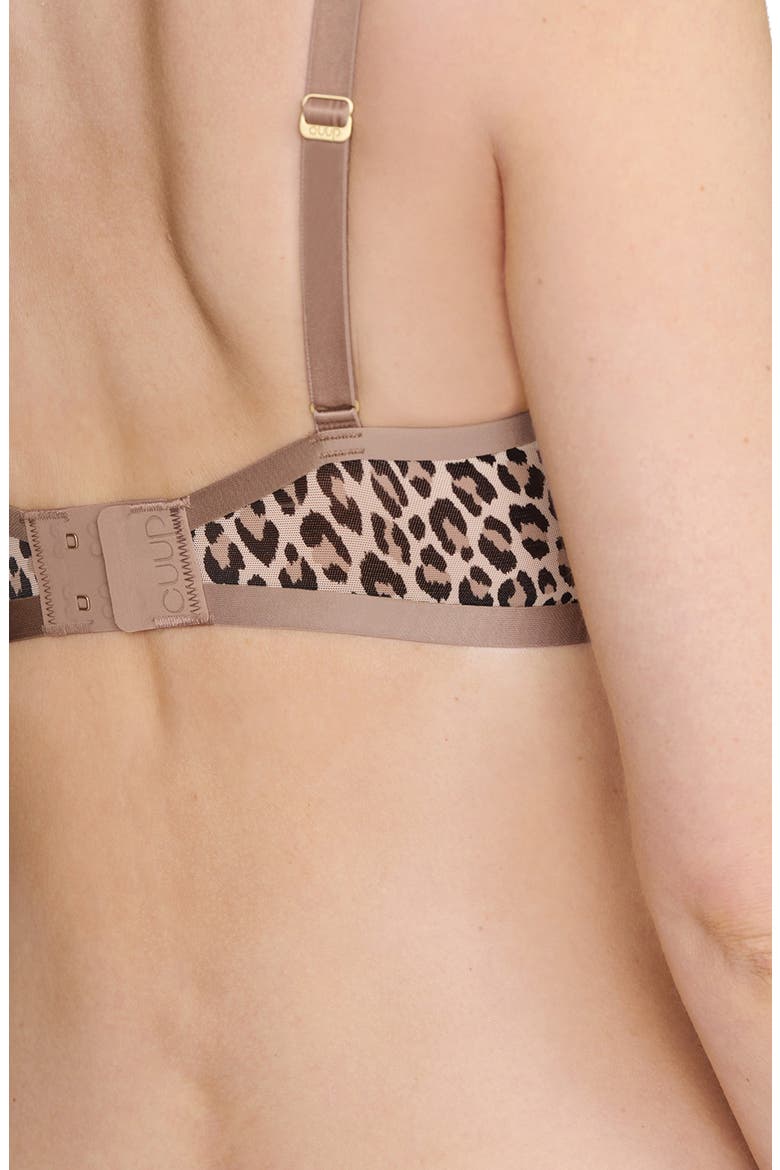 The Balconette Mesh Underwire Bra, Alternate, color, LEOPARD