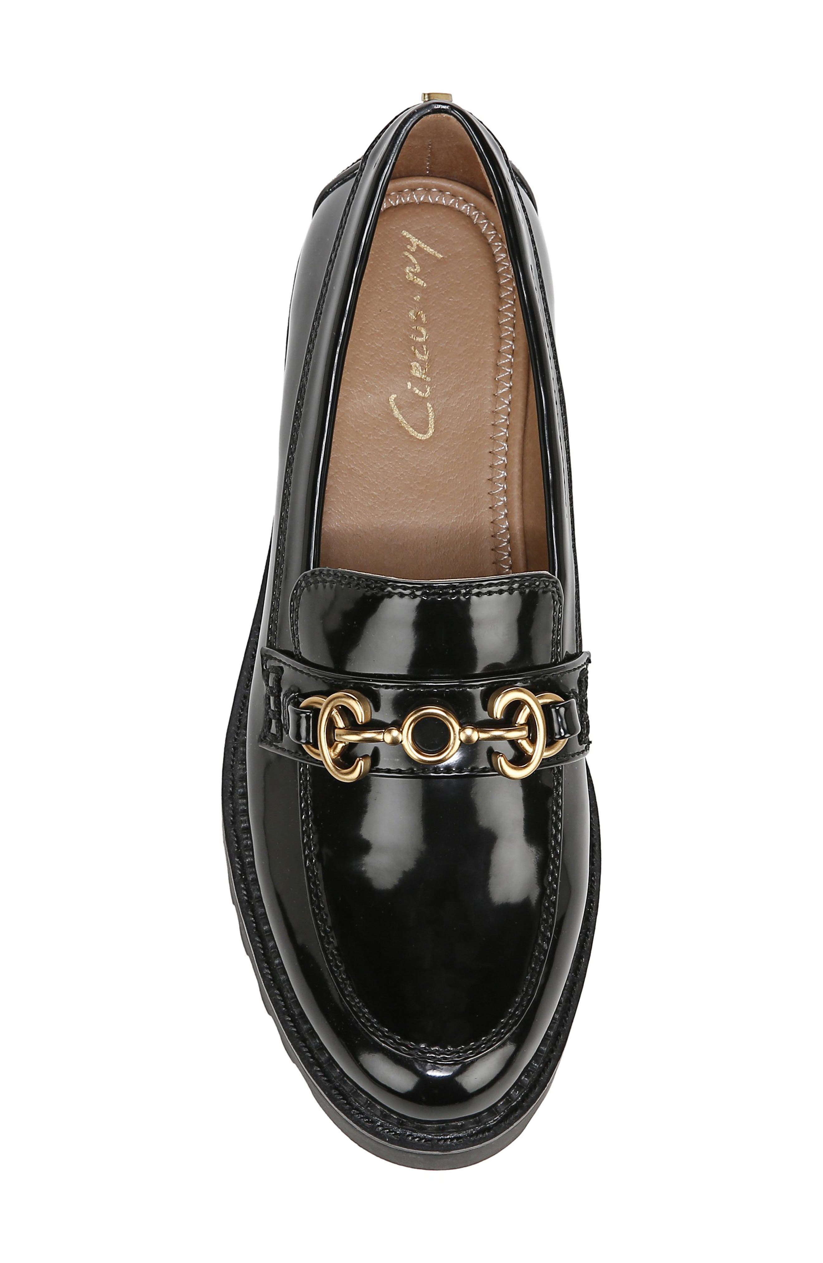 Deana Platform Loafer, Alternate, color, BLACK