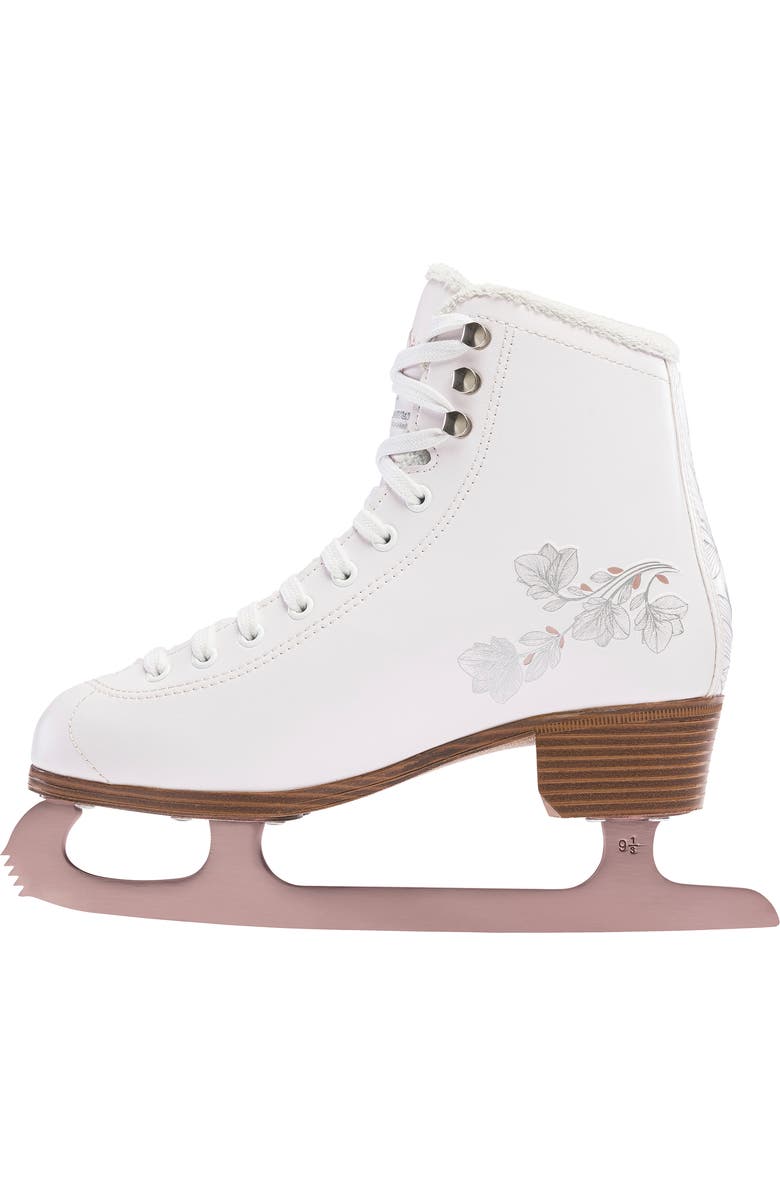Rollerblade Bladerunner by Bladerunner Diva Womens Figure Skates, Alternate, color, White/Rose Gold