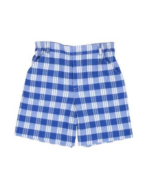 Plaid Seersucker Short