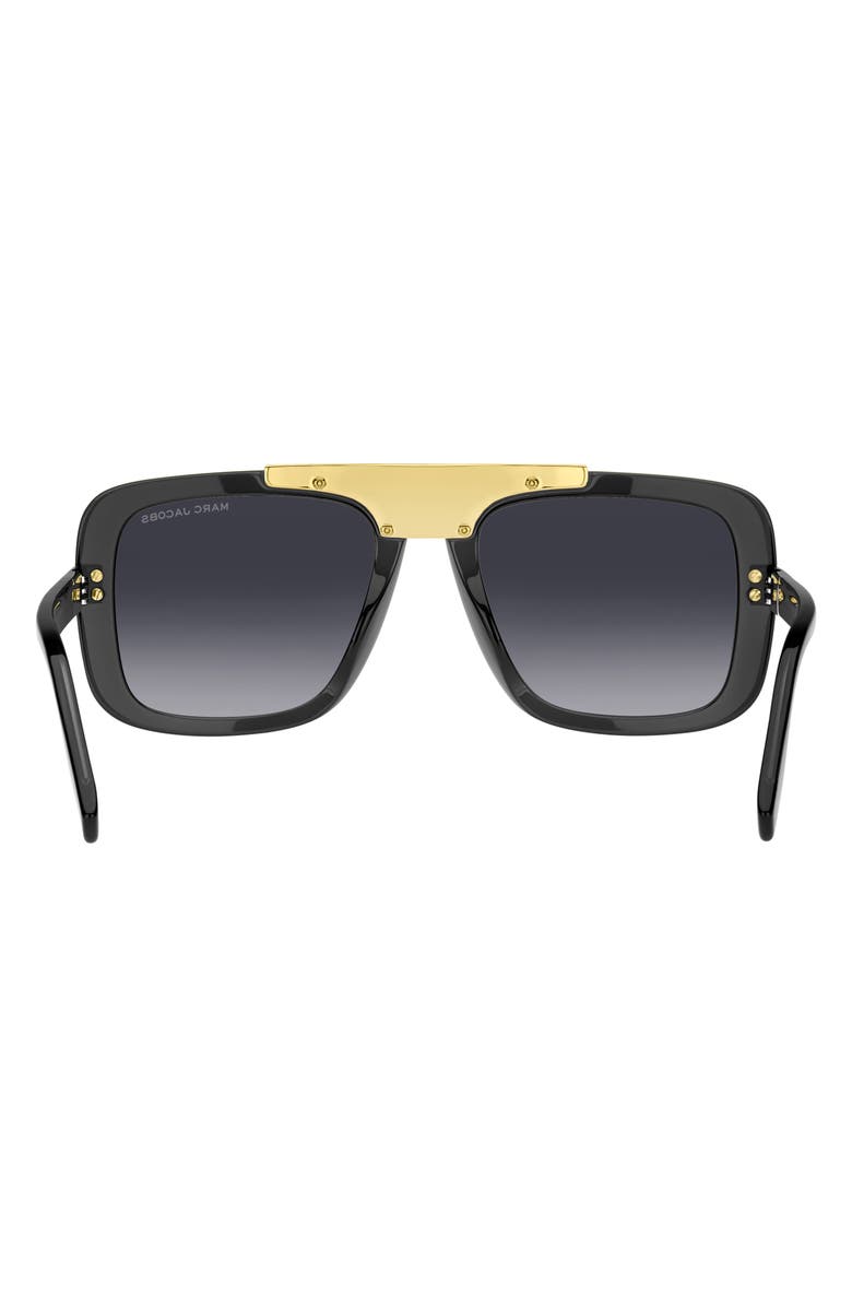 Marc Jacobs 55mm Gradient Shield Sunglasses, Alternate, color, Grey