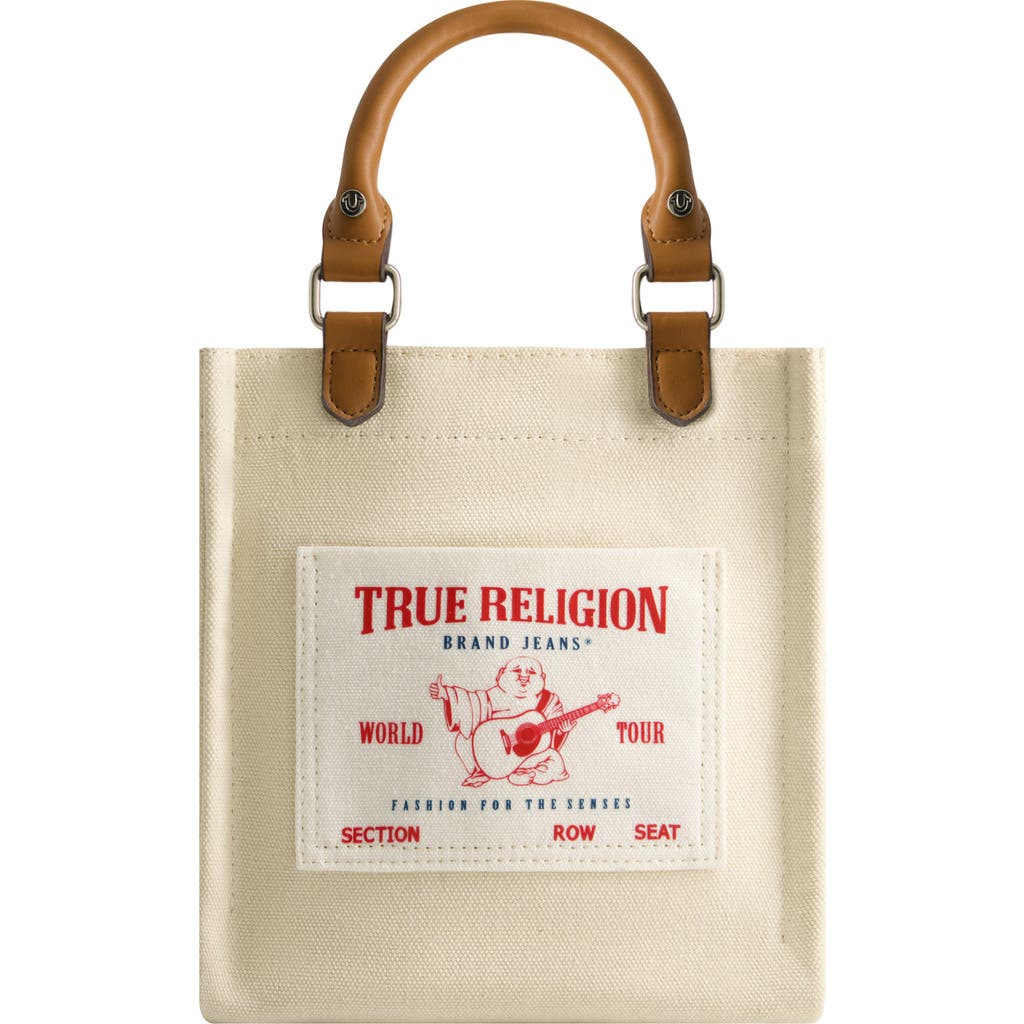 TRUE RELIGION TRUE RELIGION MINI DENIM TOTE BAG