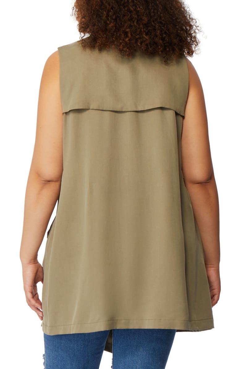 Rebel Wilson X Angels Flyaway Trench Coat Vest, Alternate, color,