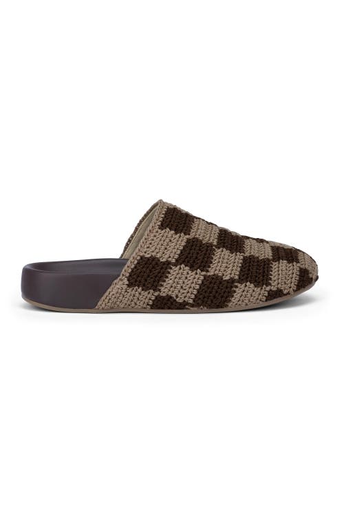 The Sak Bolinas Crochet Clog Shoe In Brown
