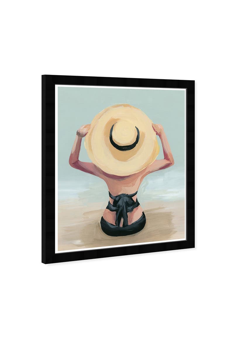 Vacay Mode On Green Framed Wall Art, Alternate, color, NONE