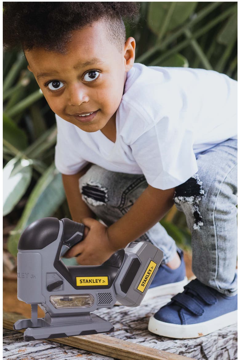 Pretend Play Battery Operated Jigsaw, Alternate, color, YELLOW & BLACK