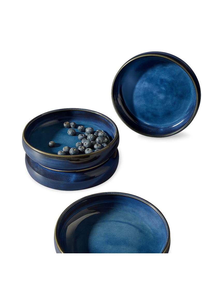 Le Gourmand Dinnerware Set, 16 Pieces, Alternate, color, Indigo
