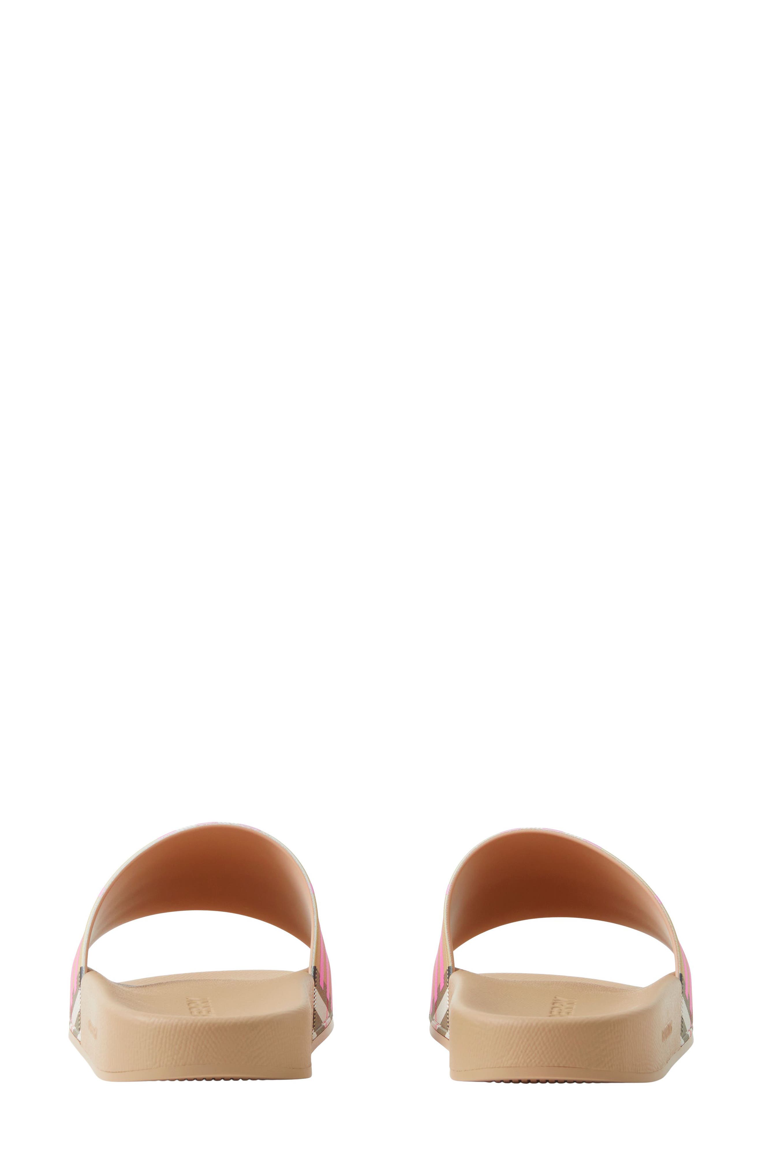 Burberry Furley Check Slide Sandal, Alternate, color, 