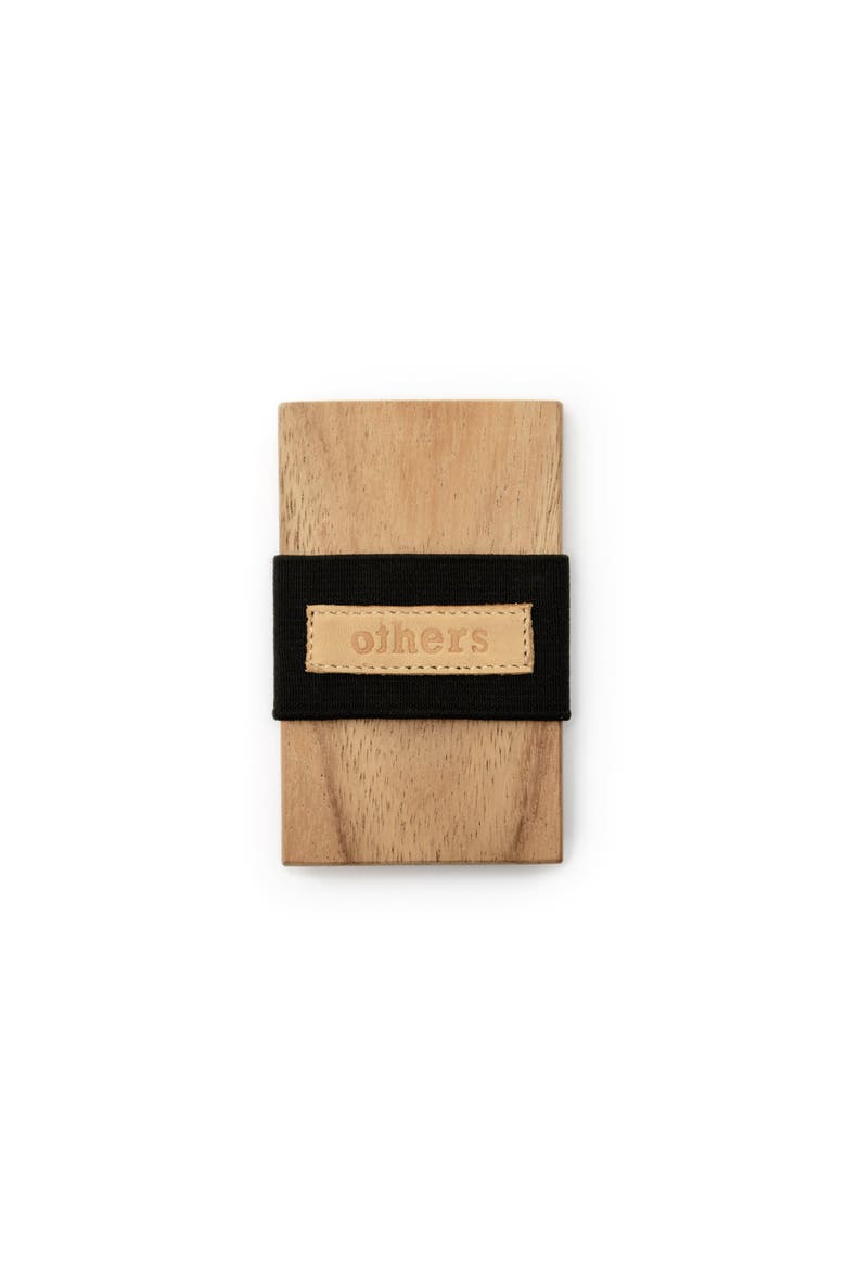 Wallet Wood, Main, color, Natural/Black