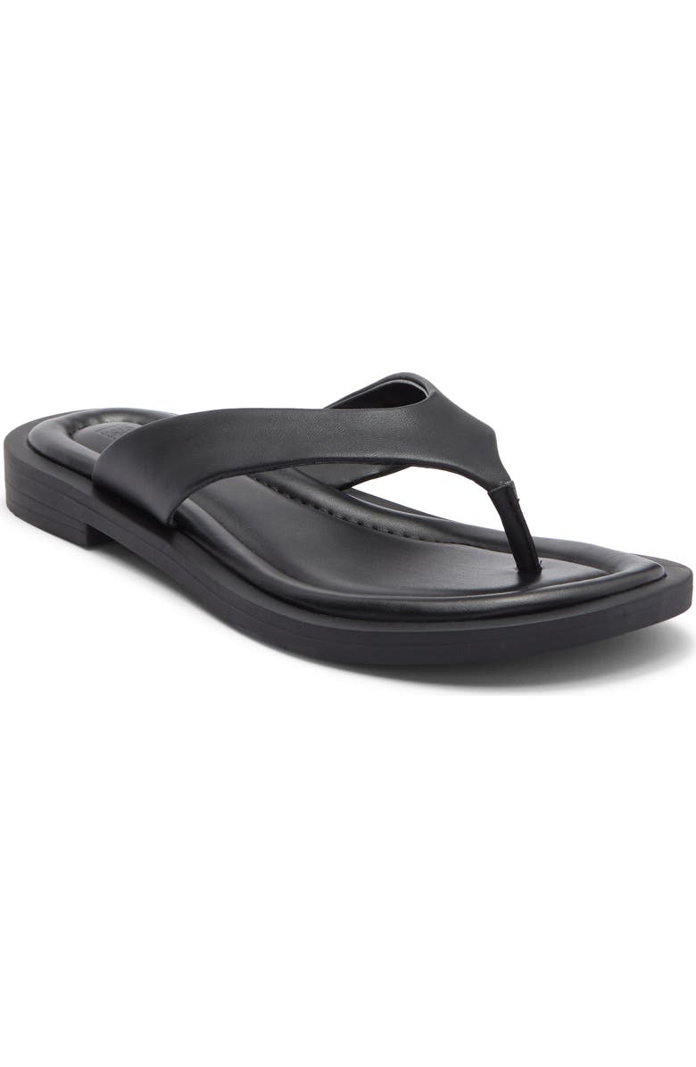 NORDSTROM RACK Coco Flat Sandal, Main, color, Black