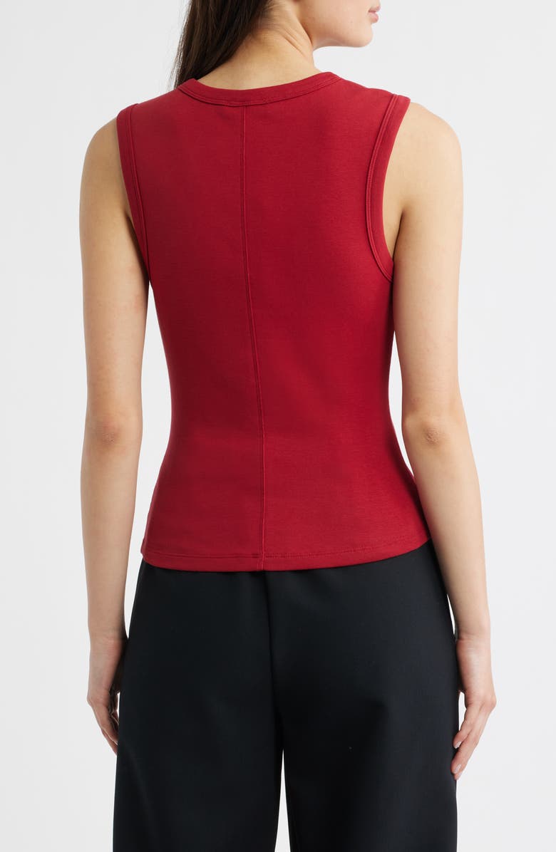 ARTLESS FOREVER Campbell Sleeveless Tank, Alternate, color, Cherry