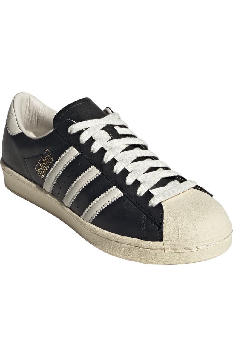 adidas Gender Inclusive Superstar Vintage Sneaker, Main, color, Black/ White/ Cream White