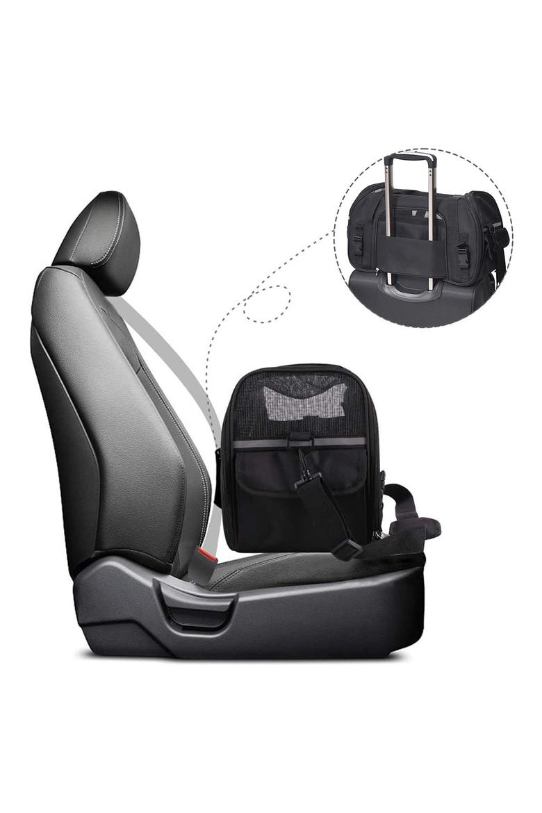 Soft Sided Pet Carrier, Alternate, color, BLACK
