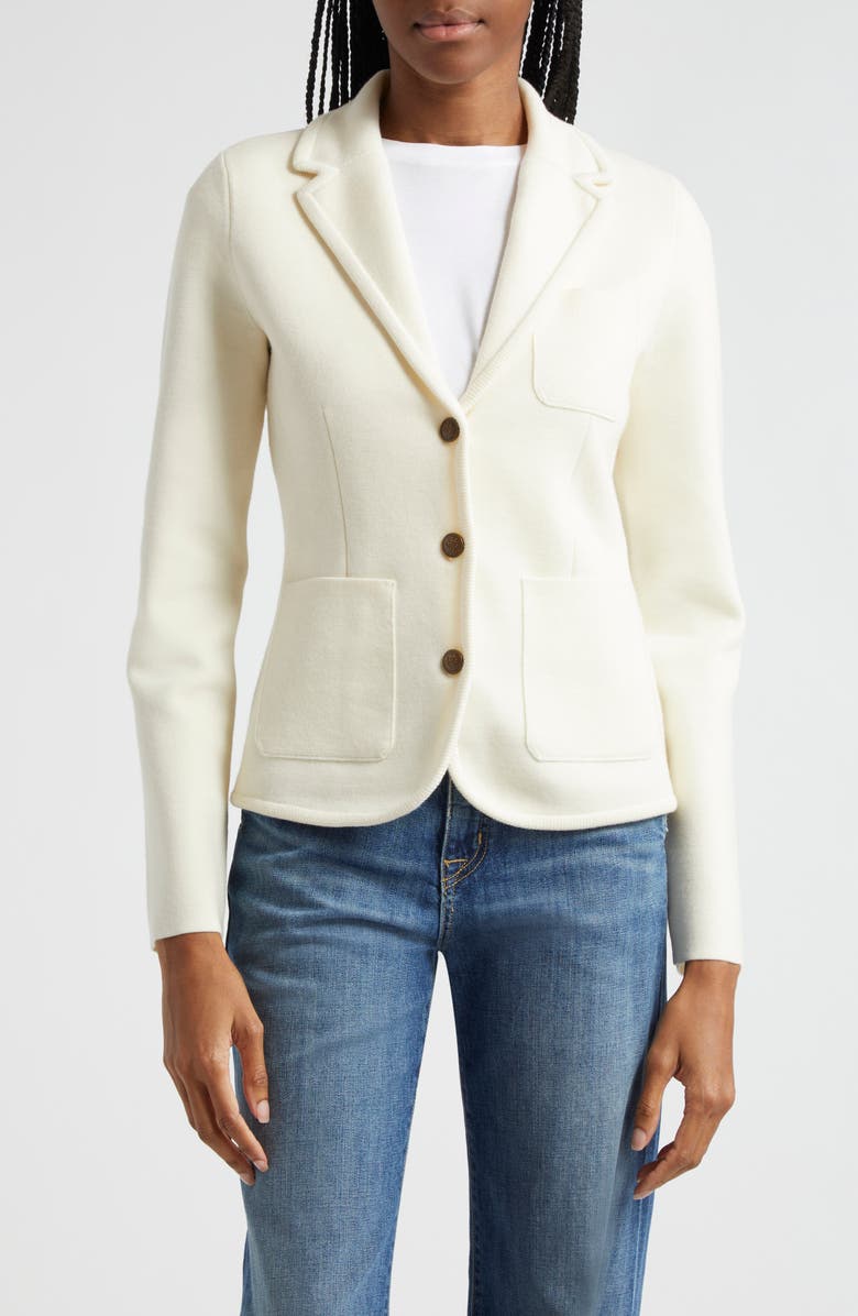 rag & bone Alex Blazer, Main, color, Off White
