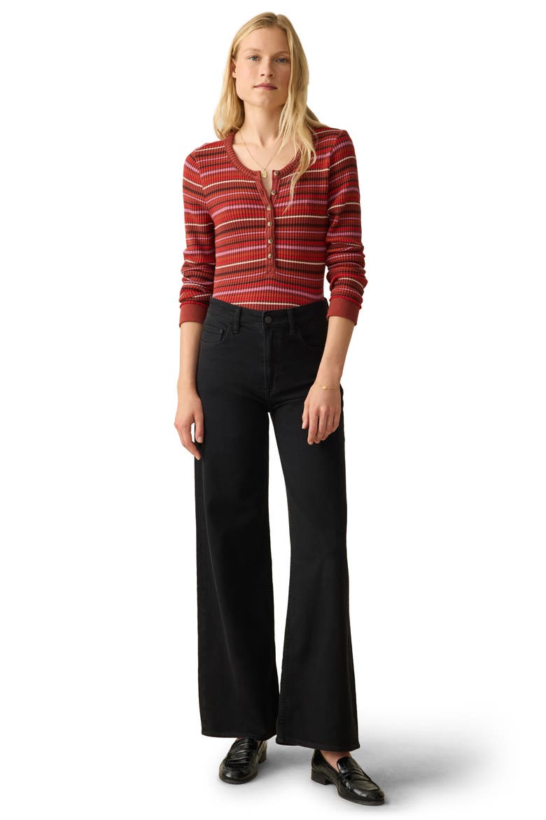 Dream High Waist Bootcut Jeans, Alternate, color, NOCTURNE WASH