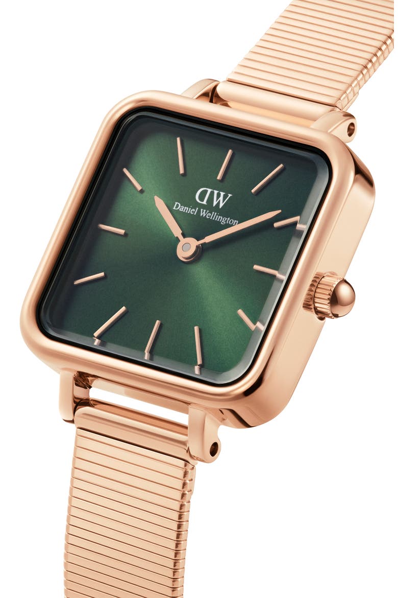 Quadro Studio Bracelet Watch, 22mm, Alternate, color, ROSE GOLD