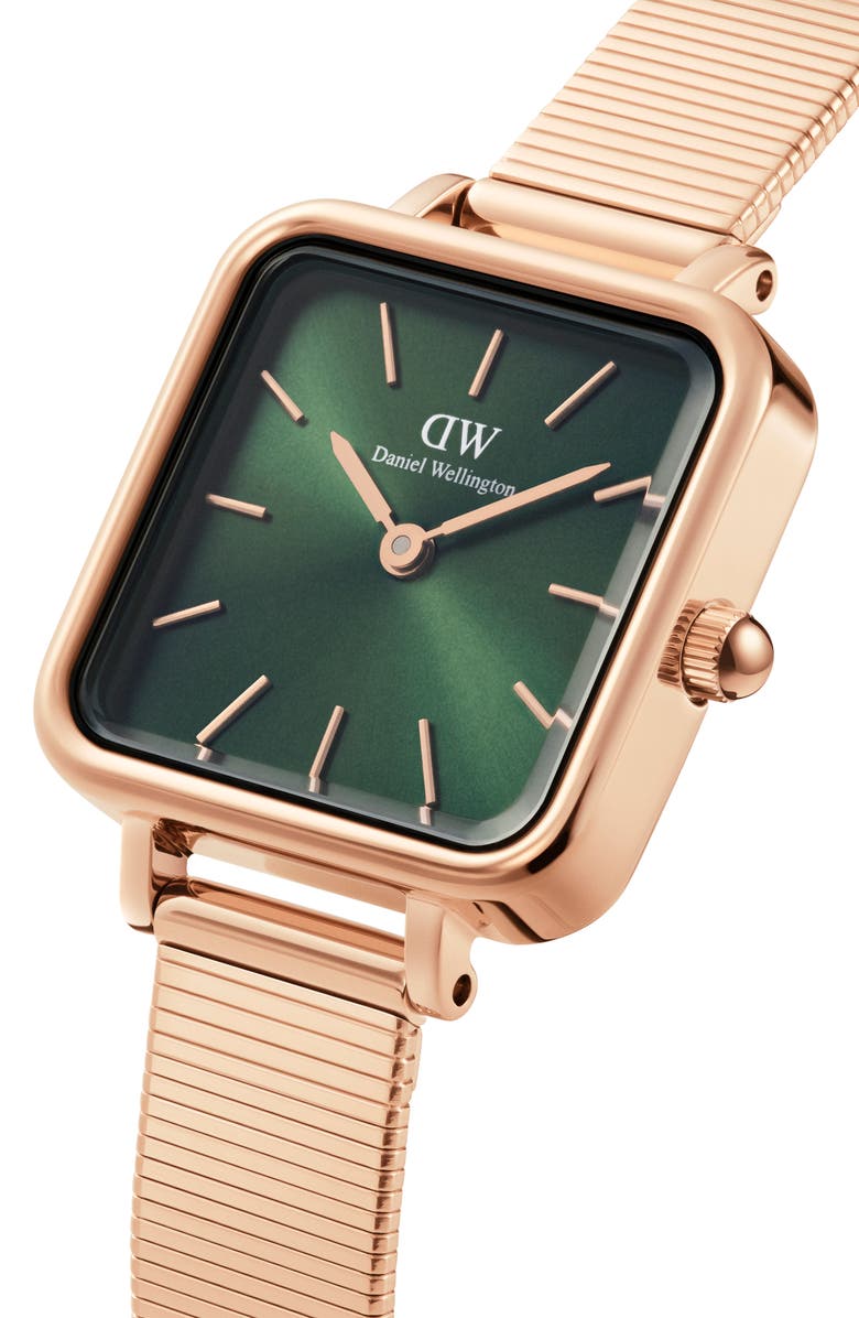 Daniel Wellington Quadro Studio Bracelet Watch, 22mm, Alternate, color, 