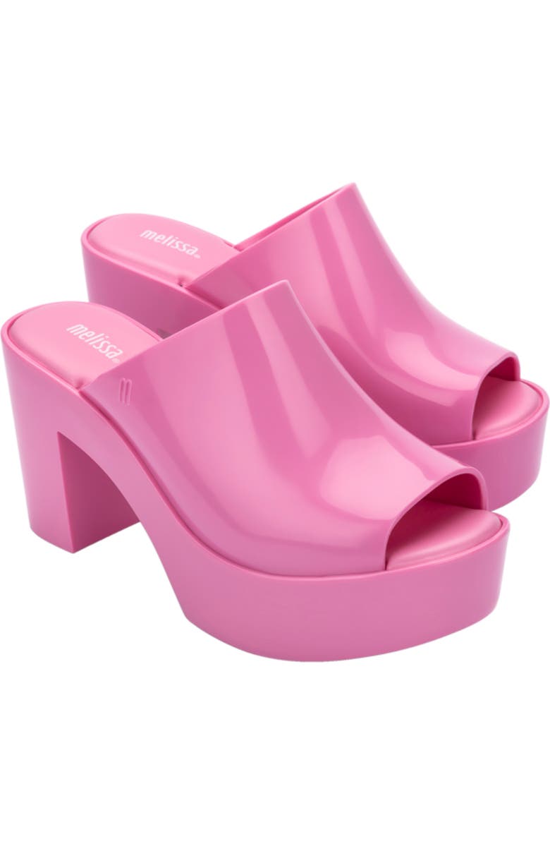 Melissa Open Toe Platform Mule, Main, color, Pink