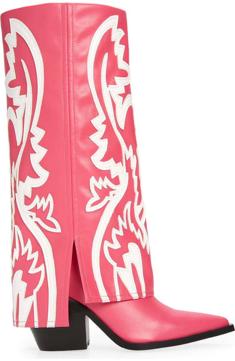 AZALEA WANG Simply Foldover Shaft Boot, Alternate, color,