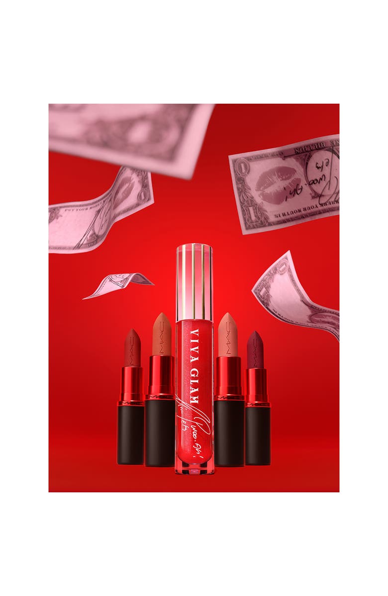 MAC Cosmetics VIVA GLAM Lipglass Air Lip Gloss, Alternate, color, Viva Kimmitment
