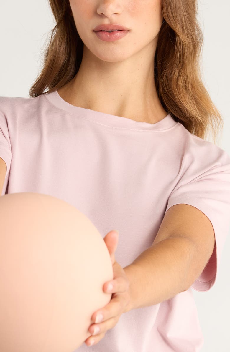 Zella New Take Crewneck T-Shirt, Alternate, color, Purple Lilac