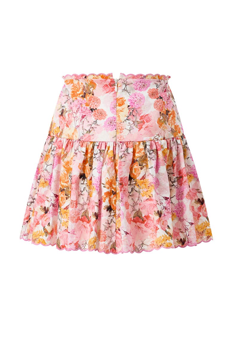 Alessia Cotton Mini Skirt, Alternate, color, Floral