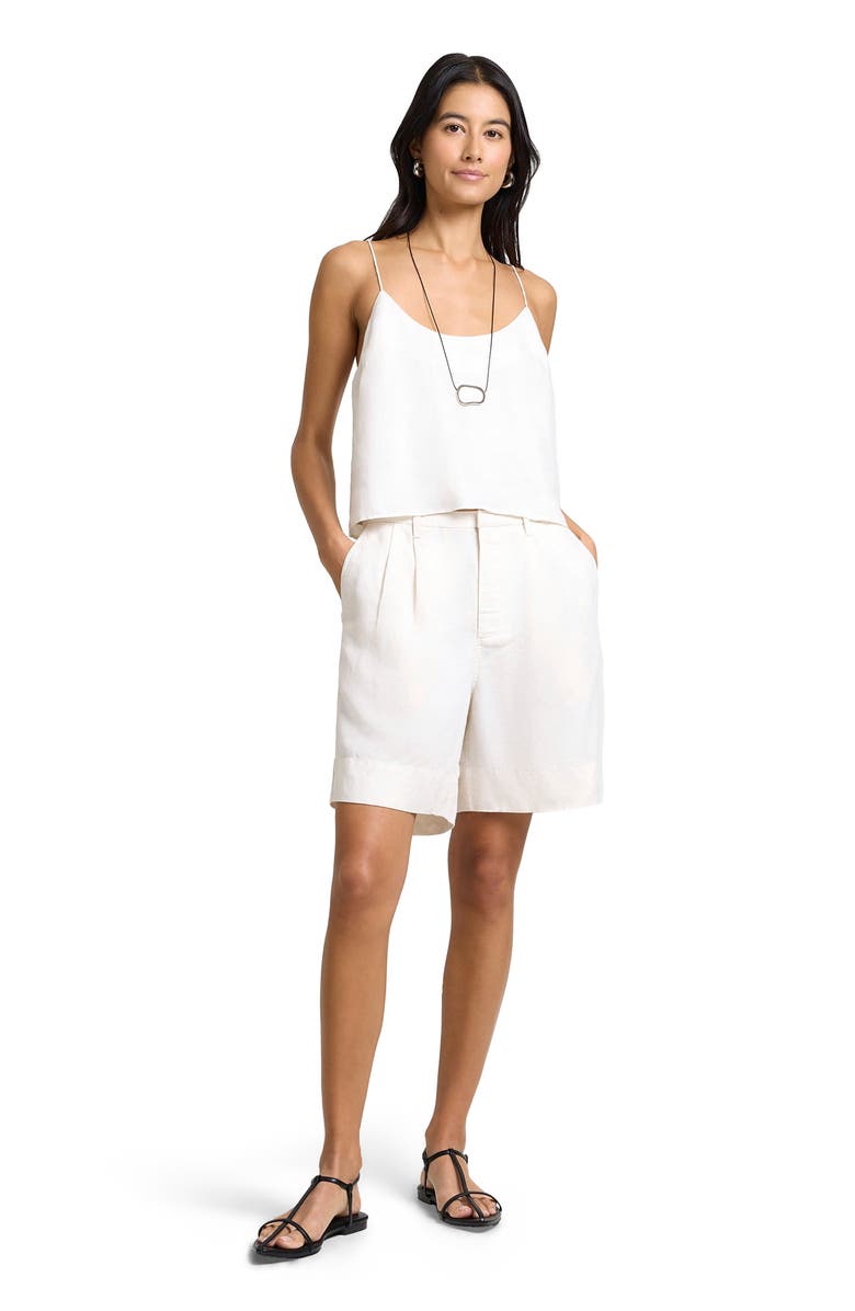Onia Air Linen Cami Top, Main, color, Natural
