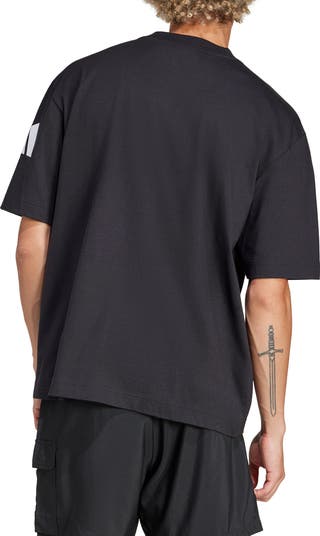 Essentials Loose 3-Bar Cotton T-Shirt