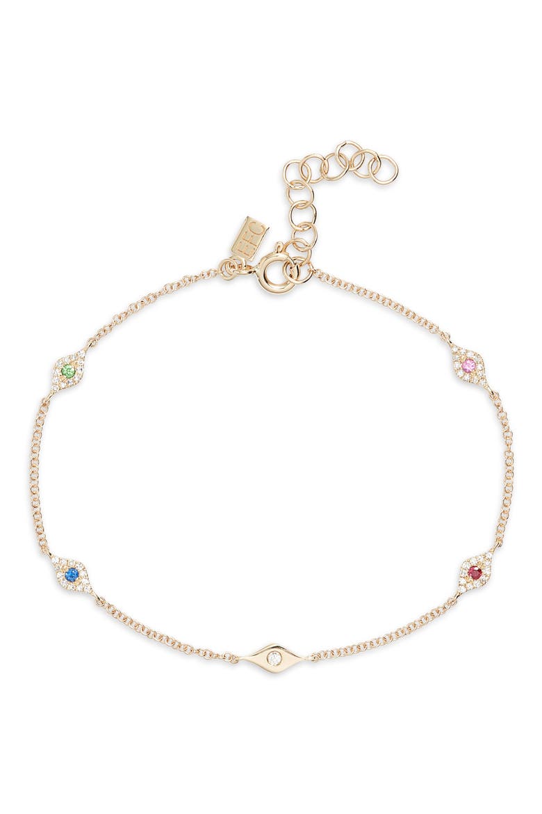 Ultimate Protection Diamond Bracelet, Main, color, YELLOW GOLD/ DIAMOND