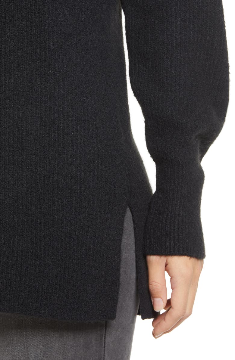 Halogen<sup>®</sup> Cozy V-Neck Tunic Sweater, Alternate, color,