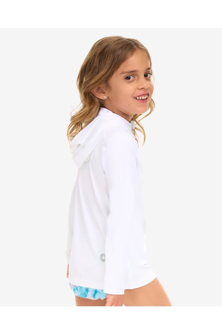 Kid's Full Zip Hoodie Top, Alternate, color, White