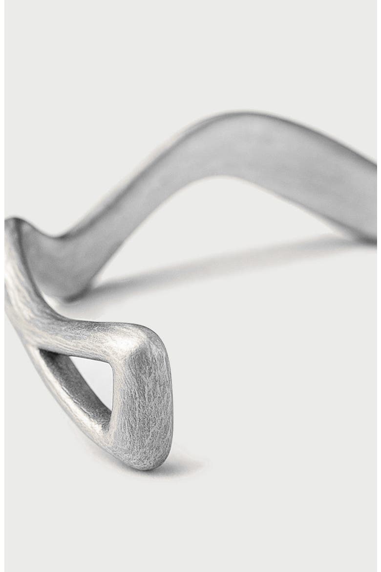 Magma Cuff in Silver, Alternate, color, Silver
