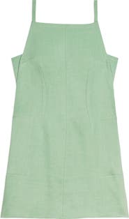 Theory Apron Linen Blend Minidress