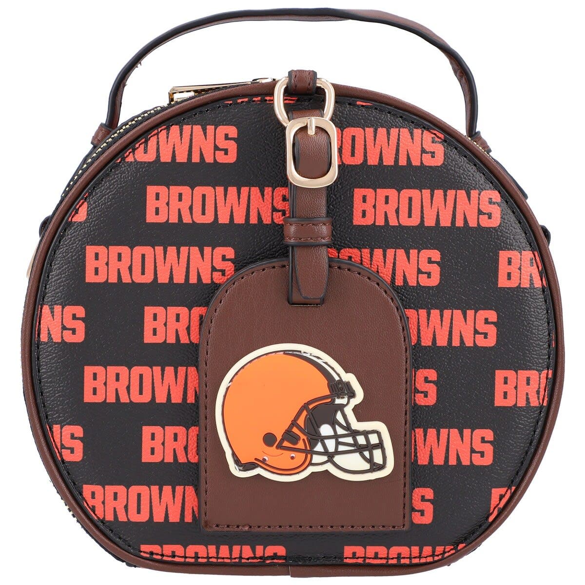 CUCE Cleveland Browns Repeat Logo Round Bag, Main, color, 