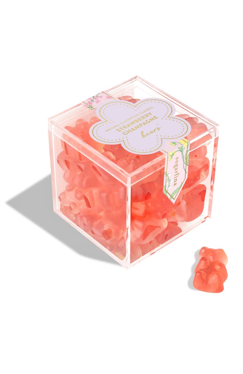 sugarfina La Vie En Rose Strawberry Champagne Set of 3 Candy Cubes, Alternate, color, 