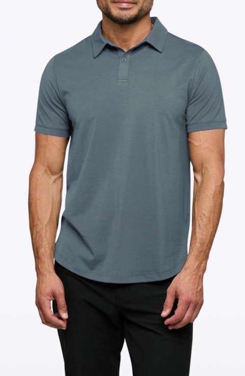 Trim Fit Cotton Blend Polo