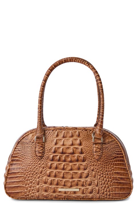 Angie Leather Barrel Bag