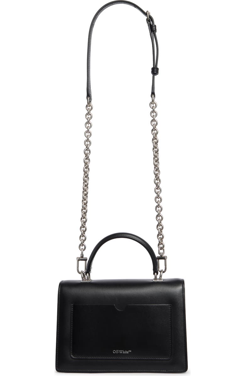 Off-White Jitney 1.4 Top Handle Leather Crossbody, Alternate, color,