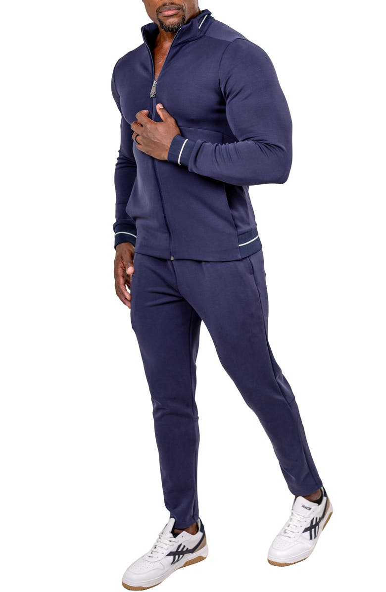 Maceoo Martyr0003 Zip-Up Sweatshirt, Alternate, color, Blue